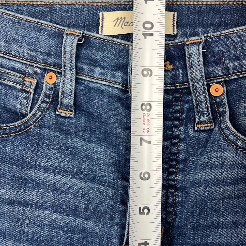 Madewell 10” high rise skinny jeans size 25